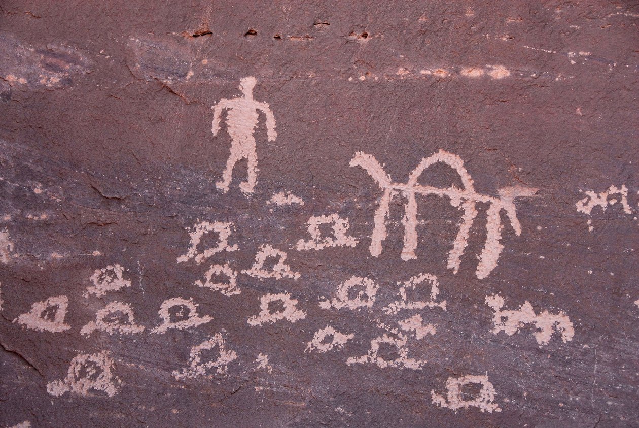 Pitture rupestri a Inchalt, Ghat, Libia da Unbekannt