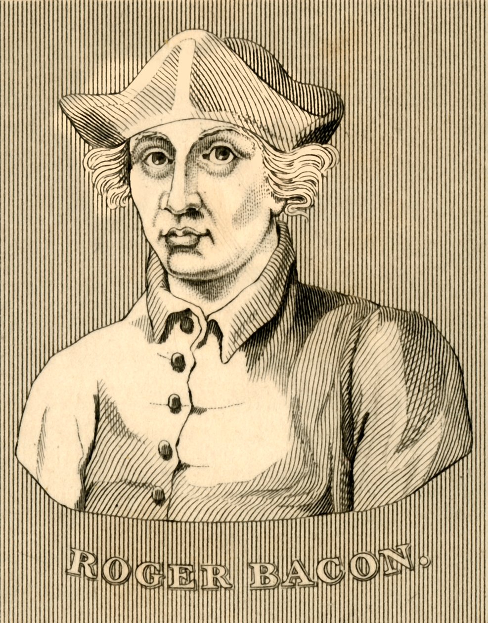 Ruggero Bacone, 1219-1292, 1830 da Unbekannt