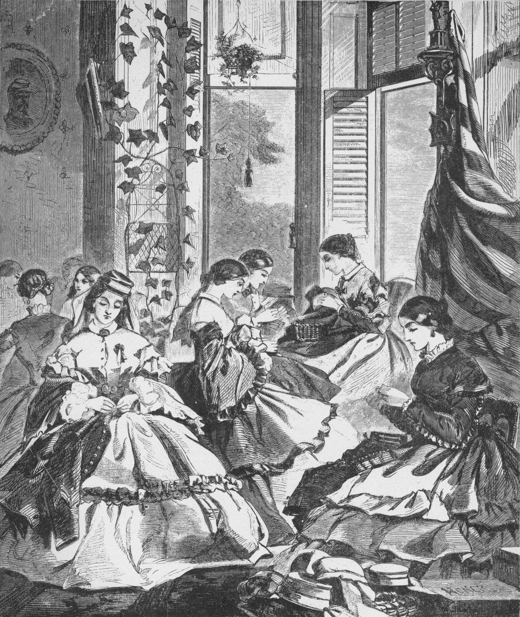Ruolo delle donne nella guerra, 1861, 1938 da Unbekannt