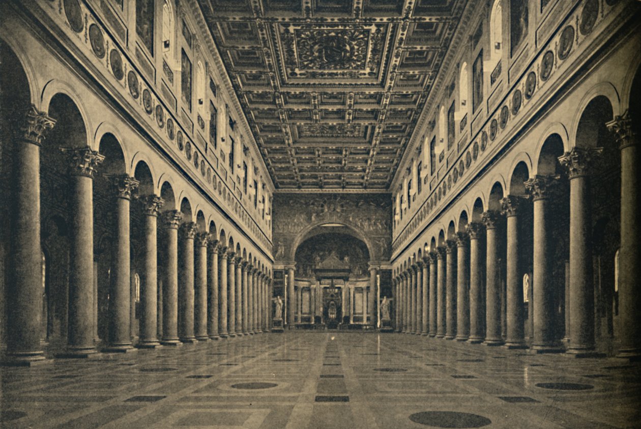 Roma - Basilica di San Paolo fuori le mura, 1910 da Unbekannt
