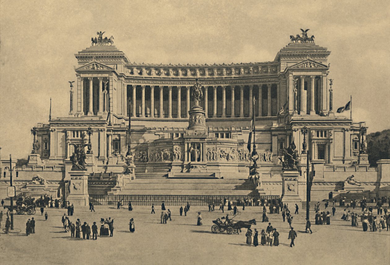 Roma - Piazza di Venezia. Monumento a Vittorio Emanuele II da Unbekannt