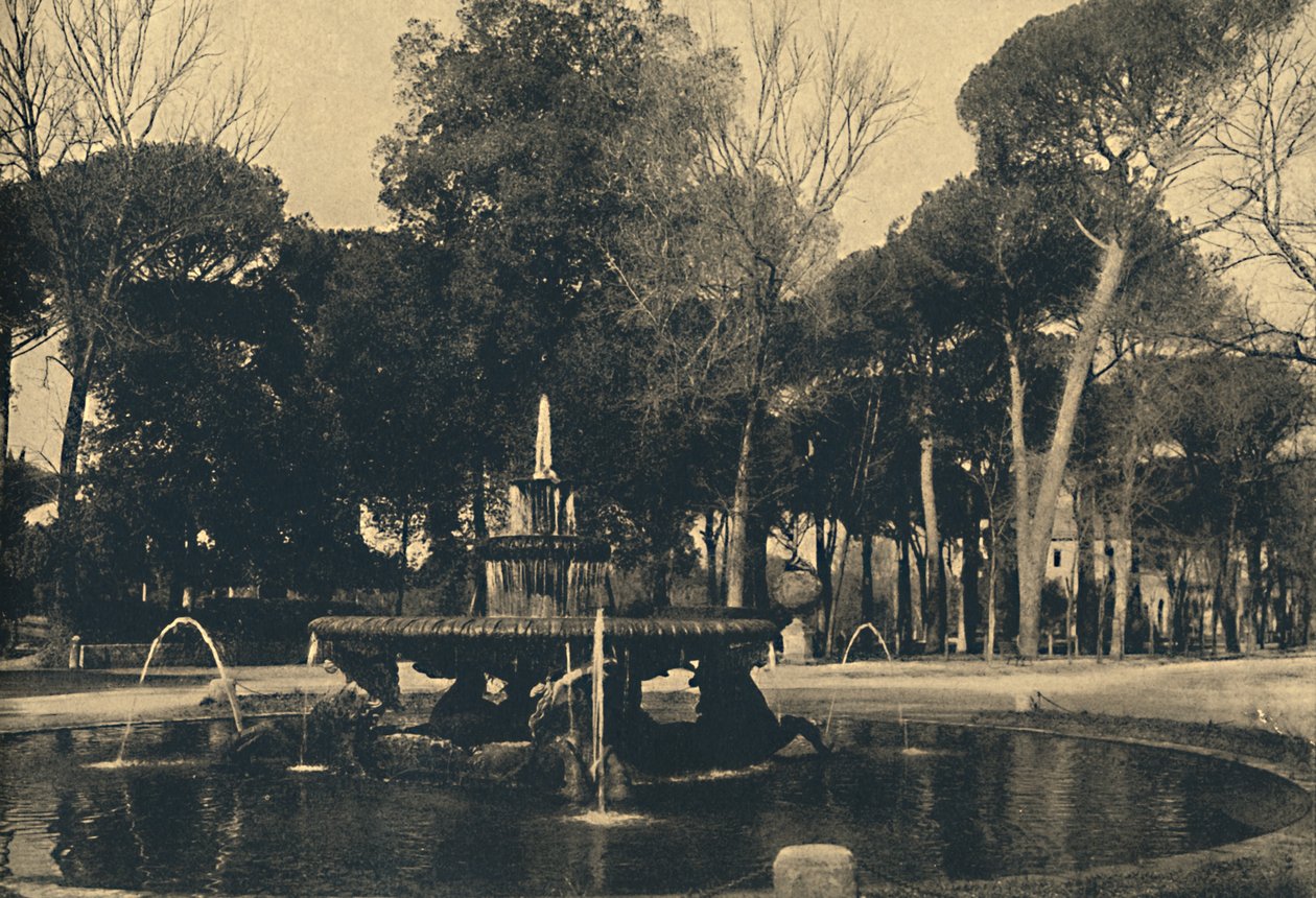 Roma - Villa Borghese - Fontana dei Cavalli Marini da Unbekannt