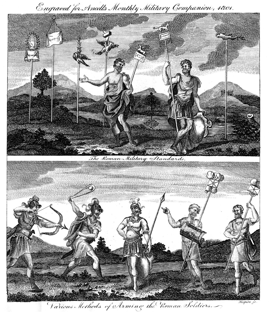 Soldati romani, 1801 da Unbekannt