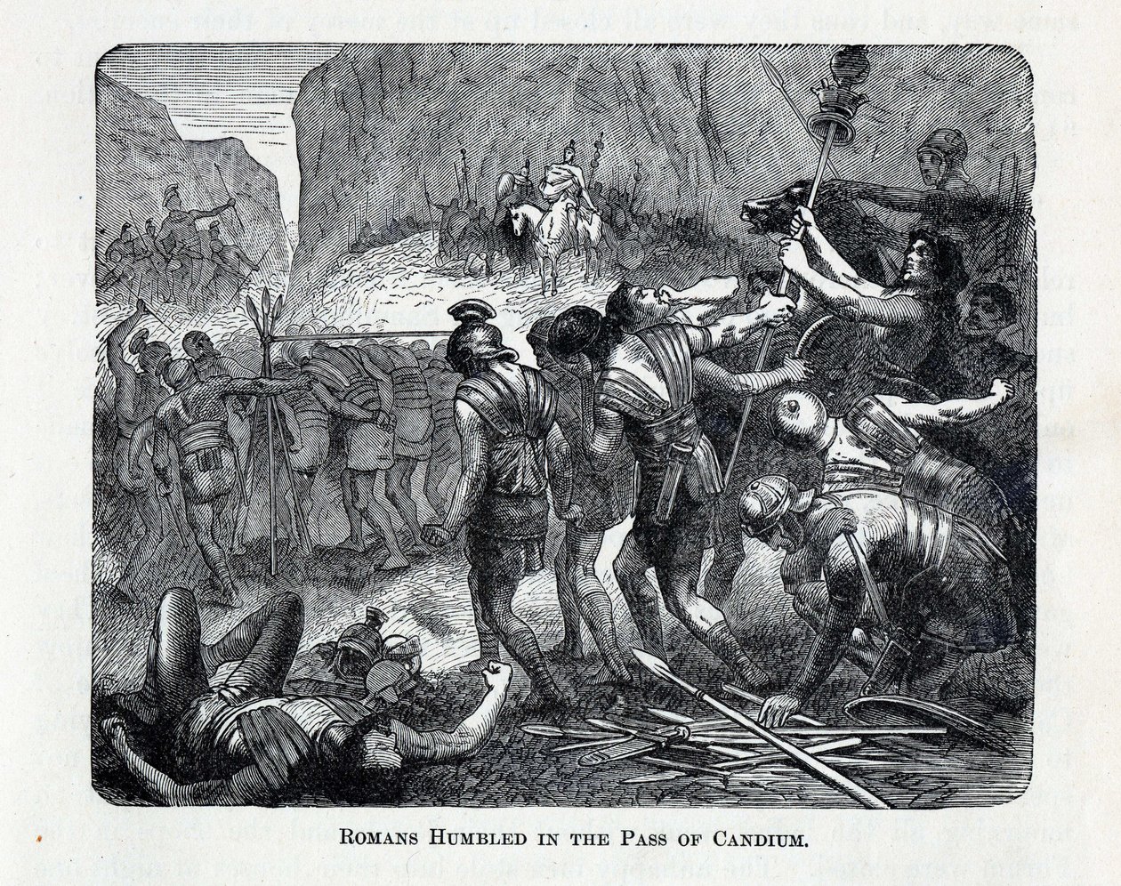 Romani umiliati nel passo di Caudio, 1882 da Unbekannt
