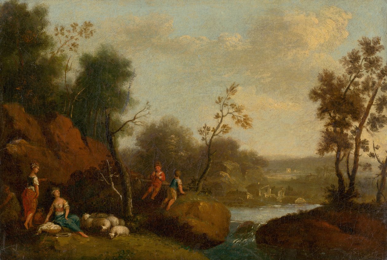 Paesaggio romantico da Unbekannt