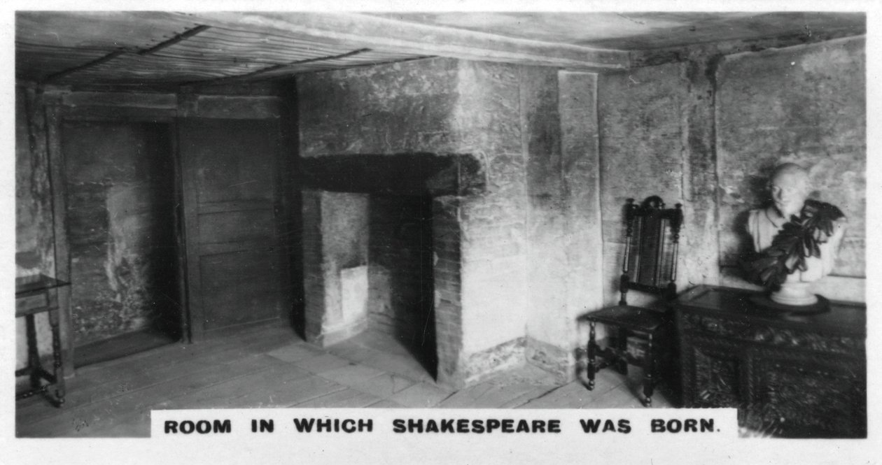 Stanza in cui è nato Shakespeare, c1920s da Unbekannt