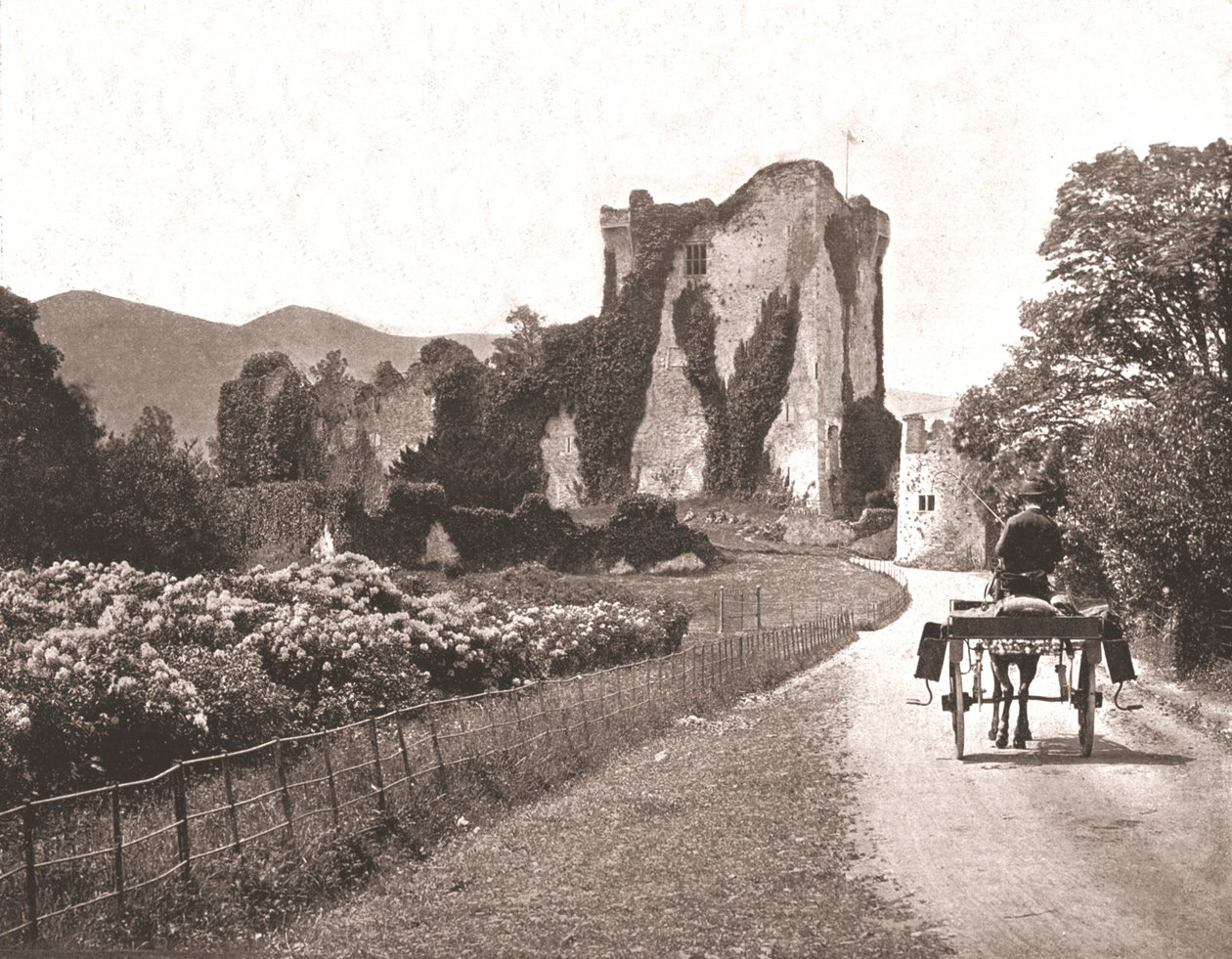 Castello di Ross, Isola di Ross, Contea di Kerry, Irlanda, 1894 da Unbekannt