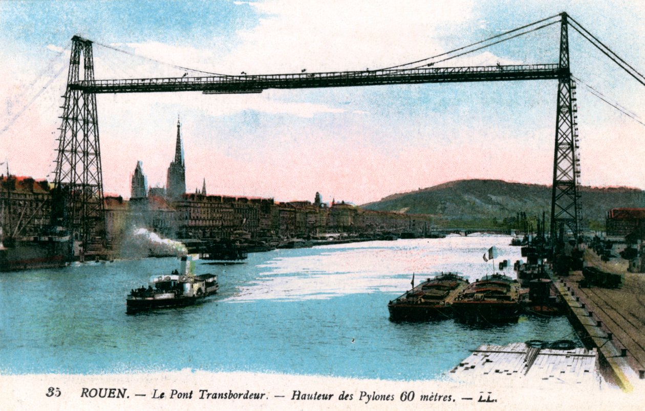 Rouen, Le Pont Transbordeur, XX secolo da Unbekannt