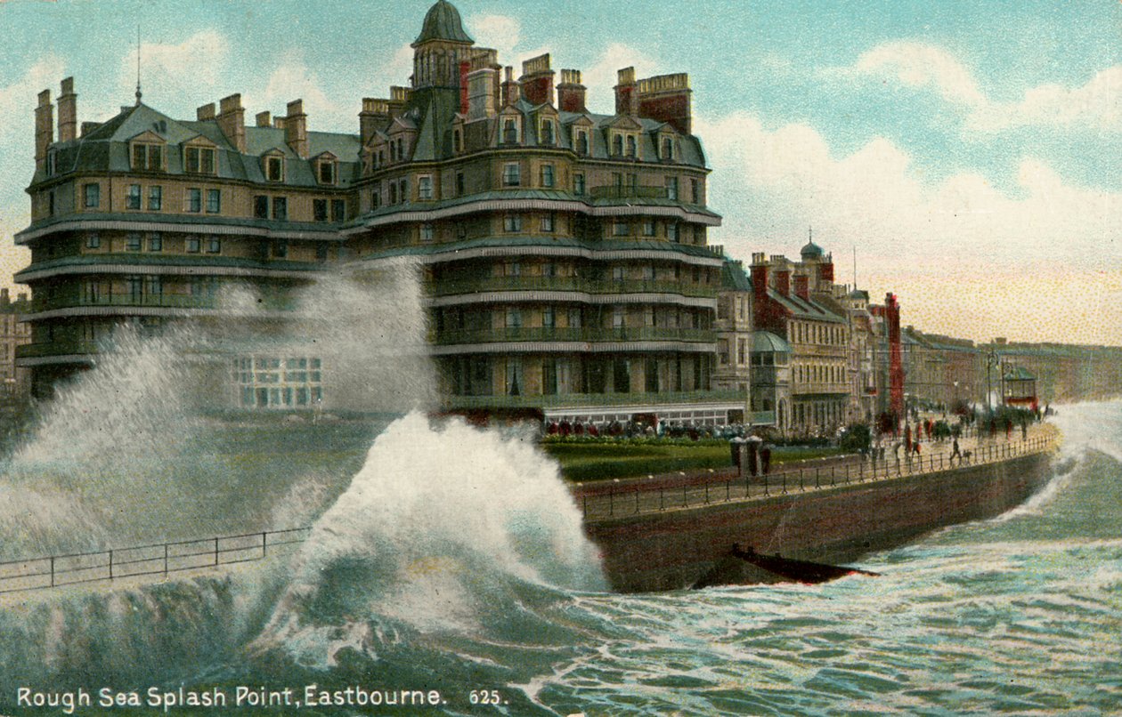 Mare agitato, Splash Point, Eastbourne, Sussex da Unbekannt
