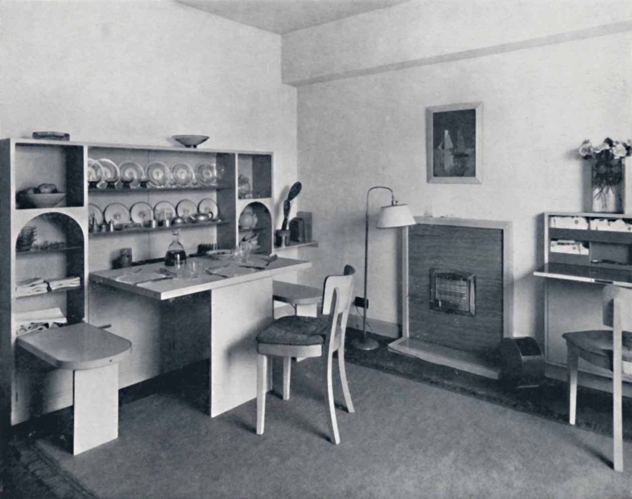 Rowley Gallery of Decorative Art Ltd - Sala da pranzo-soggiorno combinata, 1939 da Unbekannt