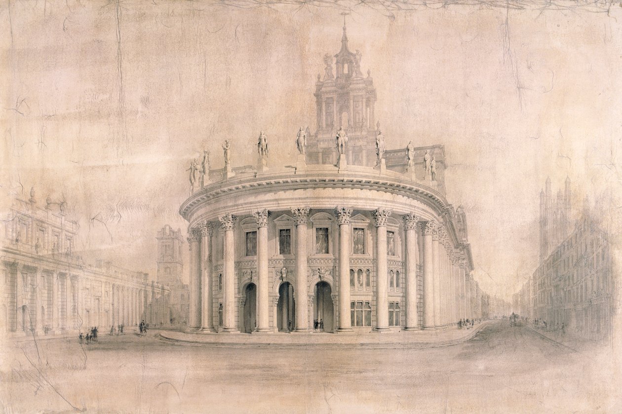 Royal Exchange, Londra, 1838 da Unbekannt