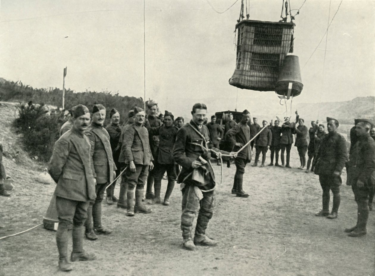 Royal Field Artillery Kite Balloons erano gli occhi dei nostri cannoni in Francia, 1919 da Unbekannt