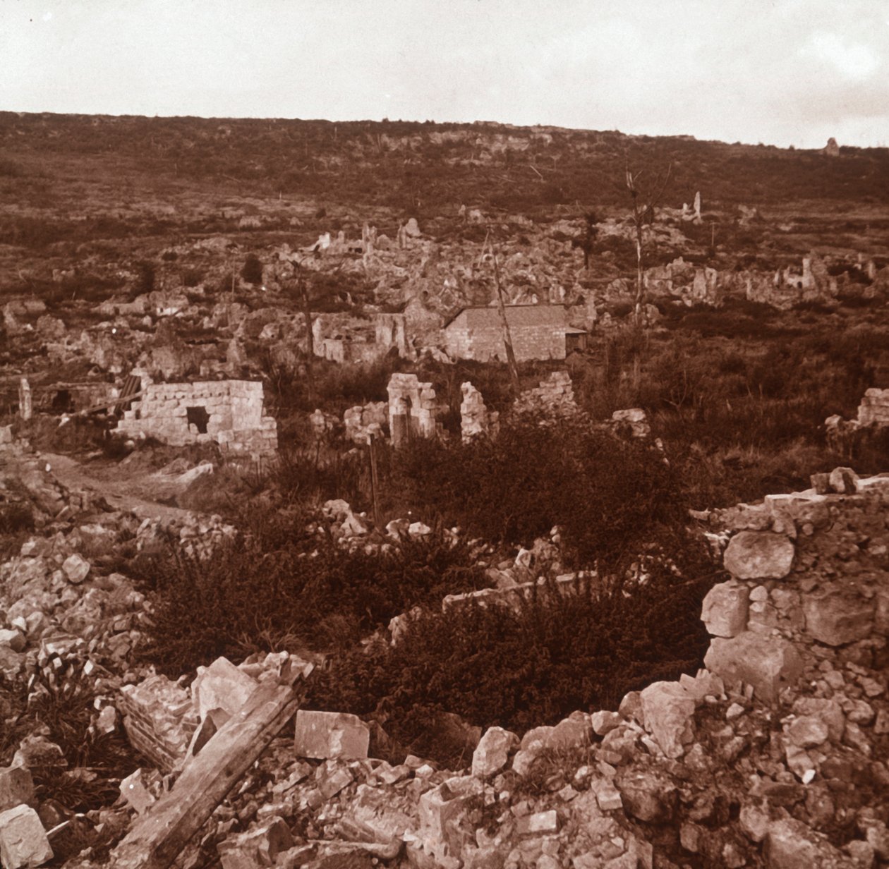Rovine, Anizy-le-Château, Francia settentrionale, c1914-c1918 da Unbekannt