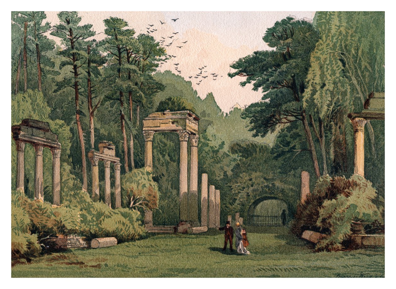 Rovine nel Windsor Park, 1880 da Unbekannt
