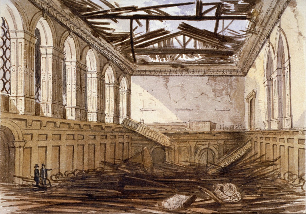 Rovine della sala dei banchetti di Haberdashers