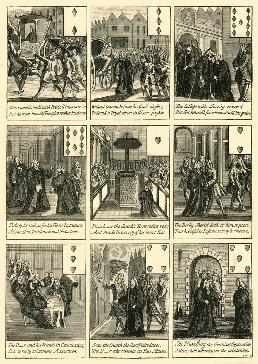 Carte Sacheverell, c1872 da Unbekannt