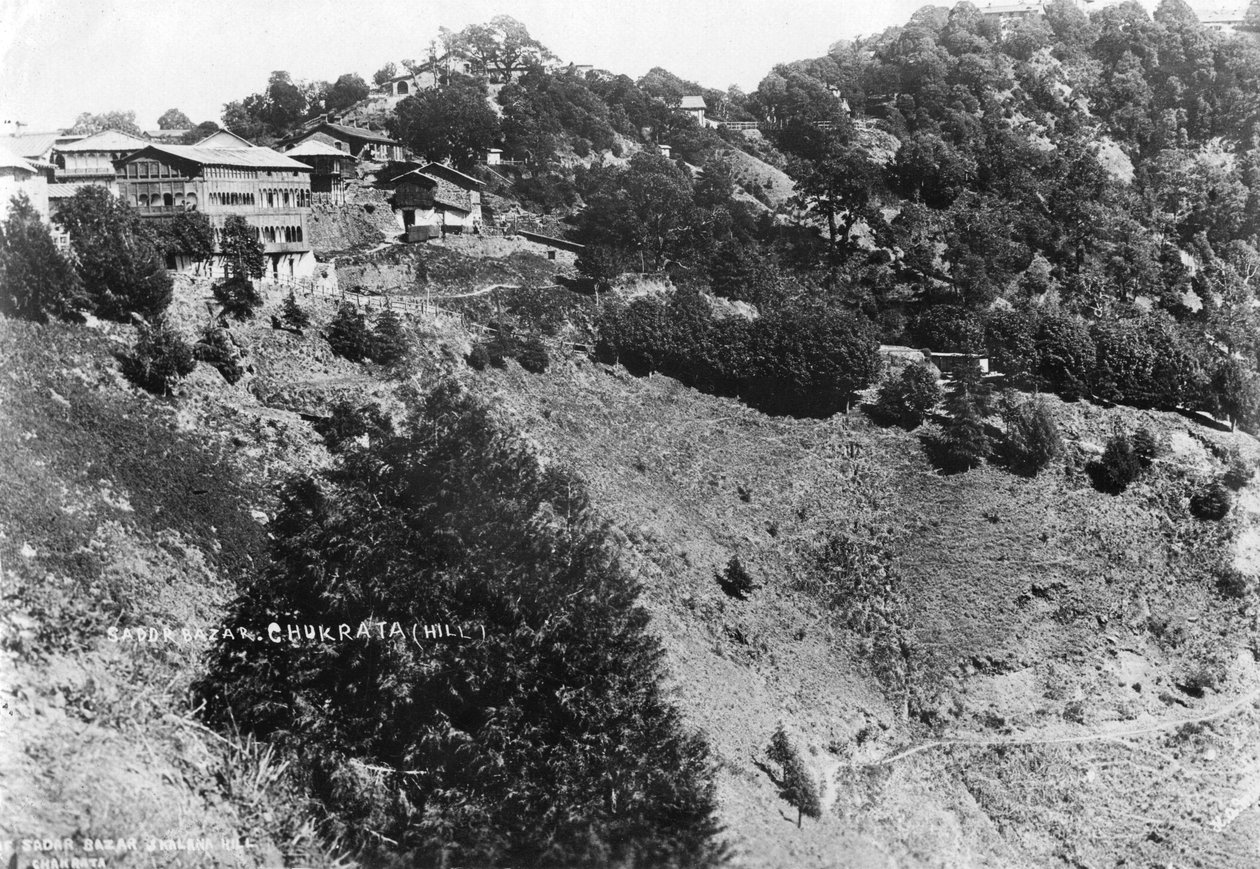 Sadar Bazar e Kalana Hill, Chakrata, 1917 da Unbekannt