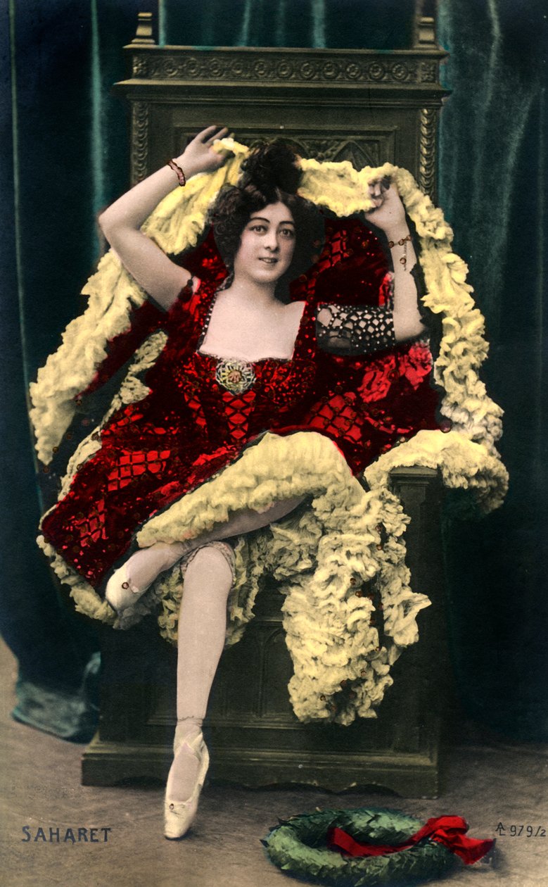 Saharet 1879-1942, artista australiano di music hall, inizio XX secolo da Unbekannt