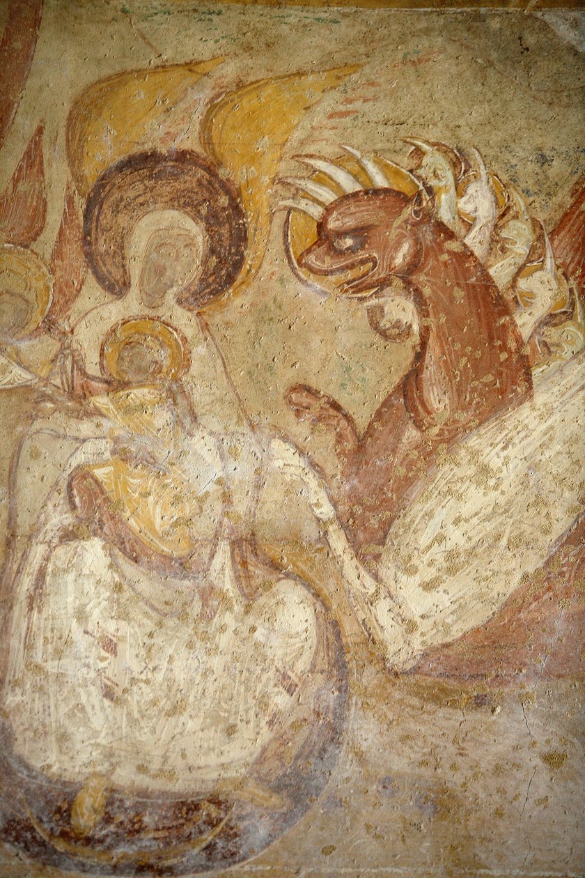 Abbazia di Saint-Savin, dipinto: Apocalisse, Saint-Savin-sur-Gartempe, Francia da Unbekannt