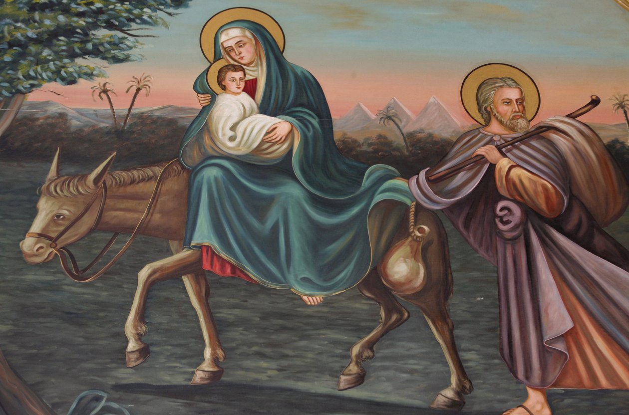 Dipinto della chiesa copta di Sant