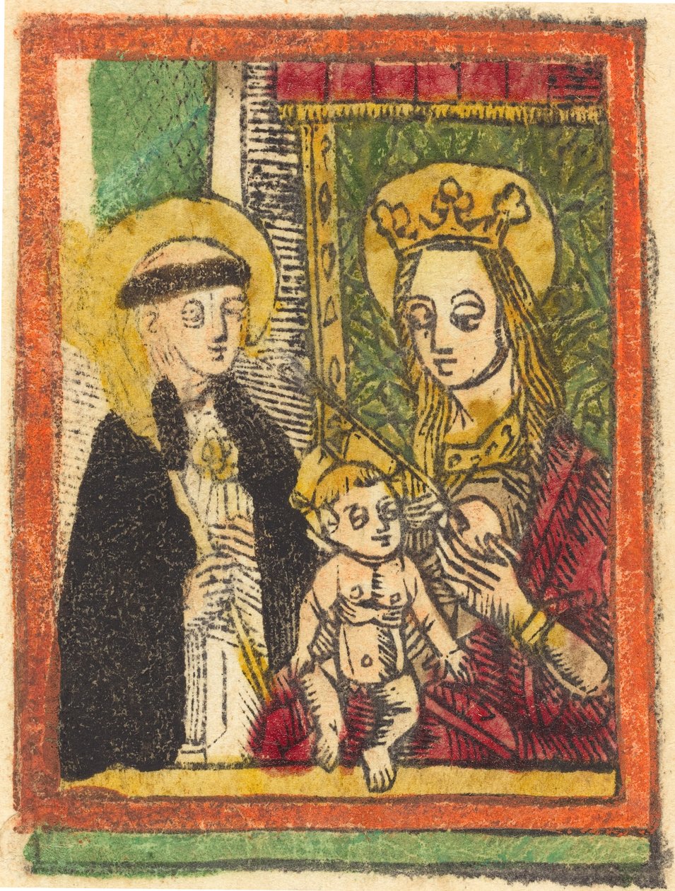 San Bernardo con la Madonna e il Bambino, 1480-1500 da Unbekannt