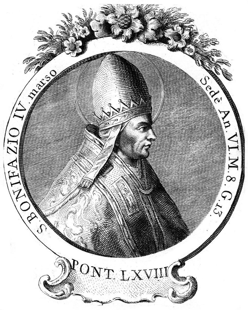 San Bonifacio IV, Papa della Chiesa Cattolica da Unbekannt