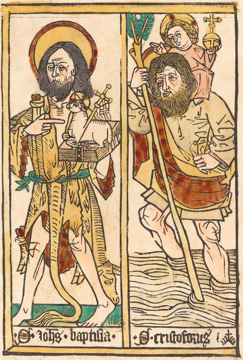 San Giovanni Battista e San Cristoforo da Unbekannt