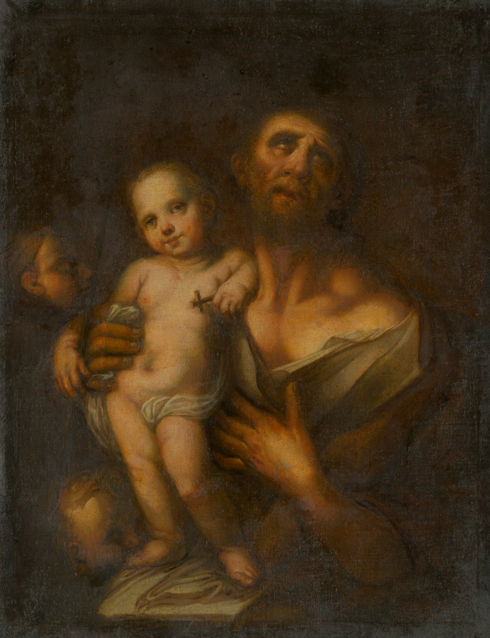San Giuseppe con Gesù Bambino da Unbekannt