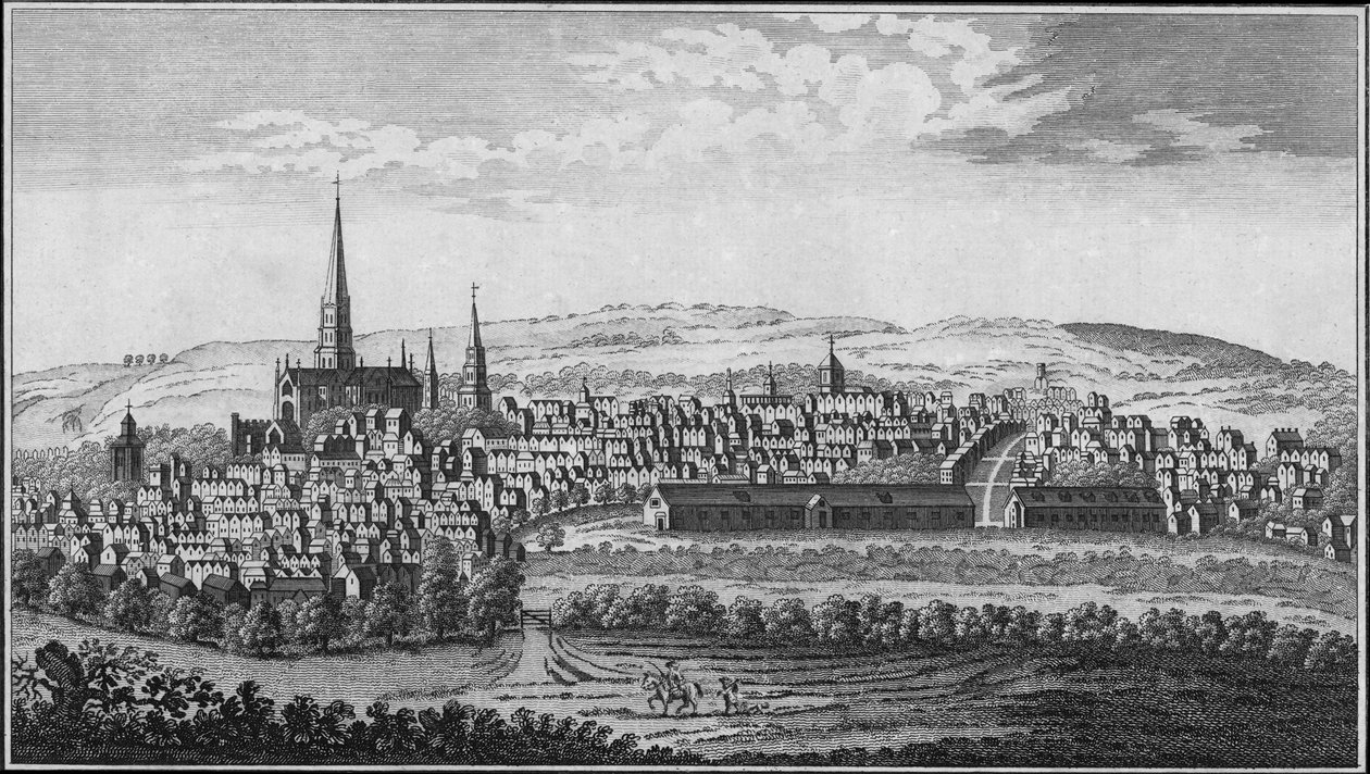 Salisbury, Wiltshire, metà-fine 18º secolo da Unbekannt