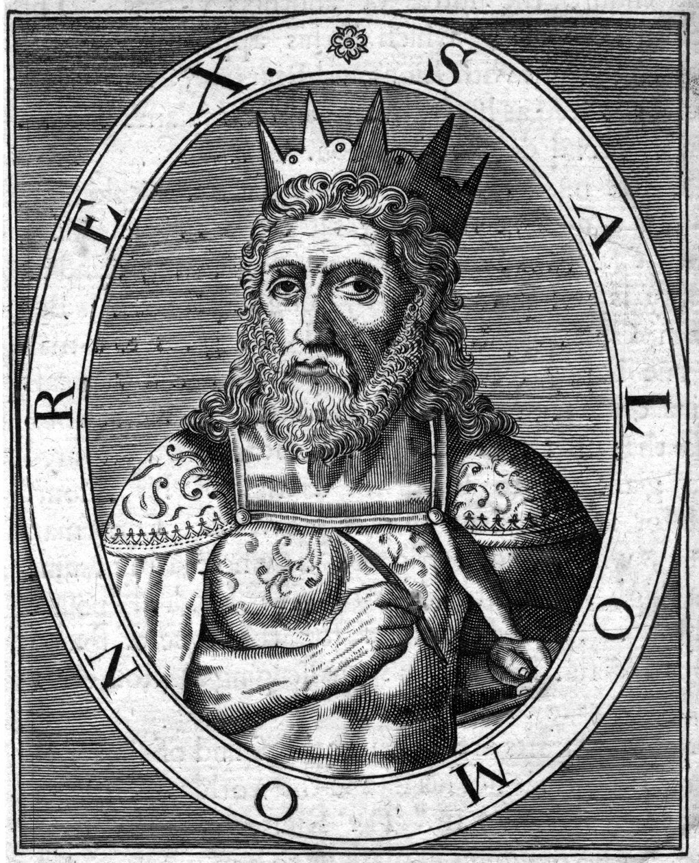 Salomone Rex. Ritratto di re Salomone da Unbekannt