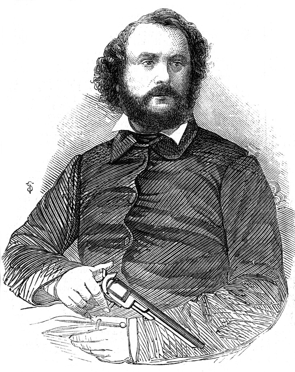 Samuel Colt, inventore del revolver Colt da Unbekannt