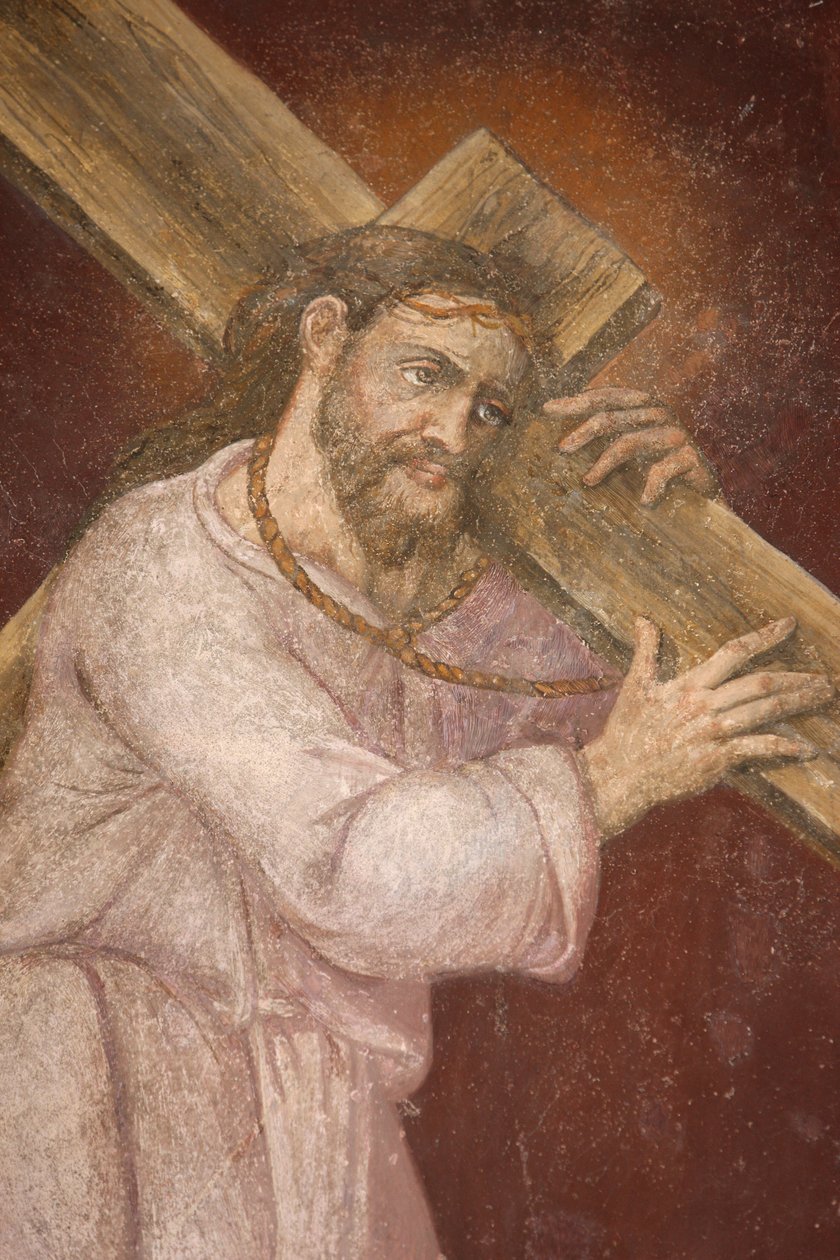 Chiesa di San Geronimo. Gesù che porta la croce Madrid Spagna da Unbekannt