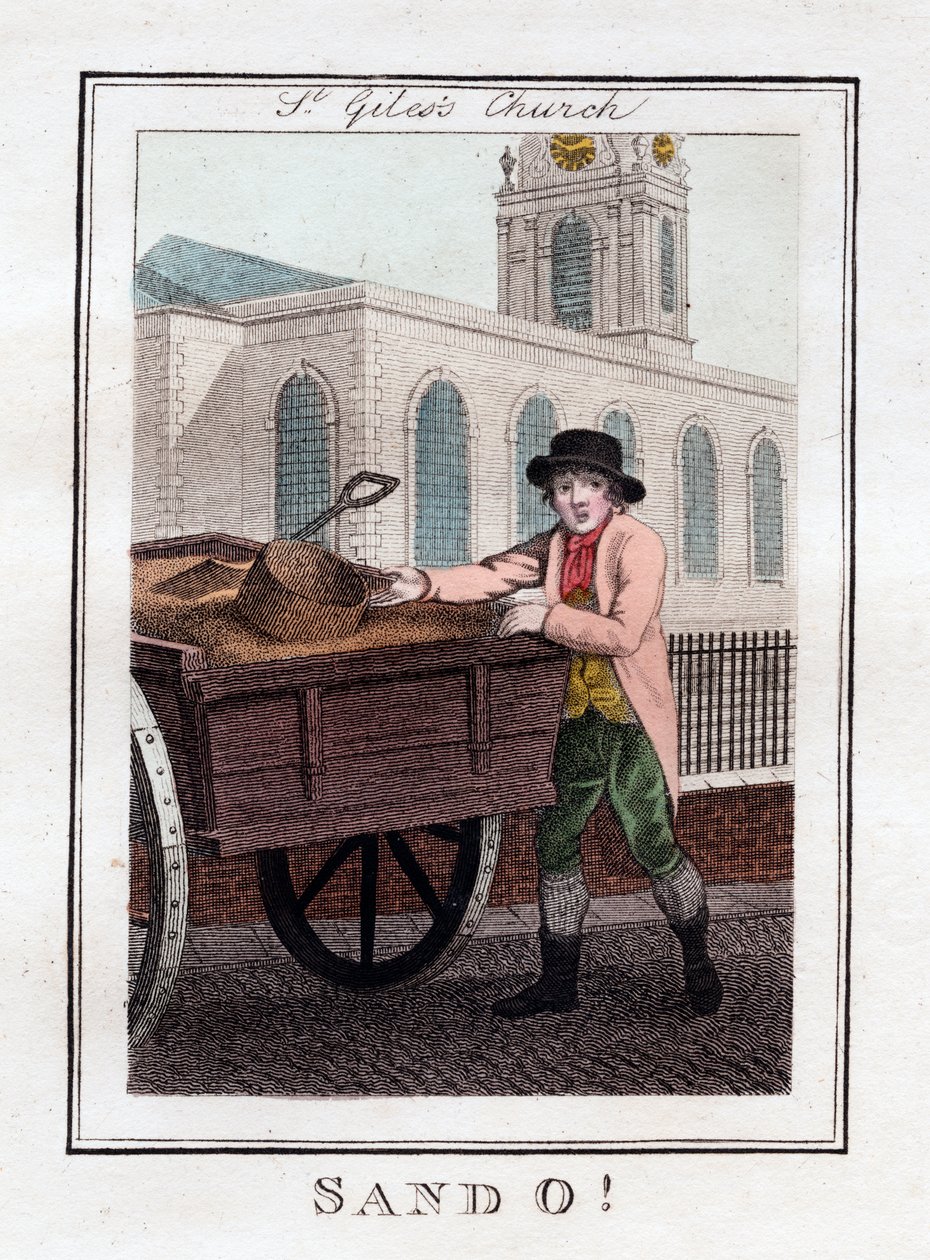 Chiesa di San Giles, Londra, 1805 da Unbekannt