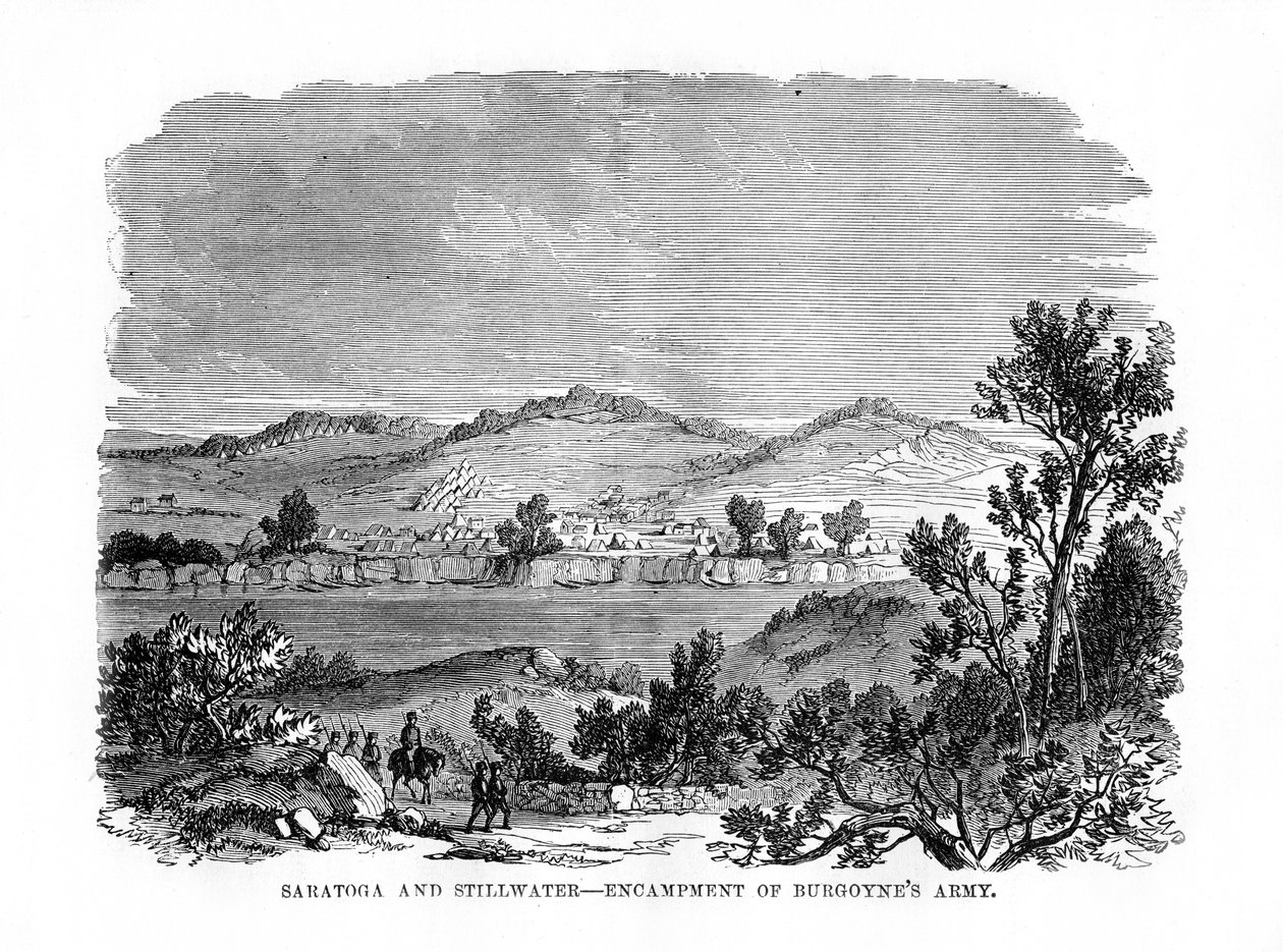 Saratoga e Stillwater, accampamenti dell