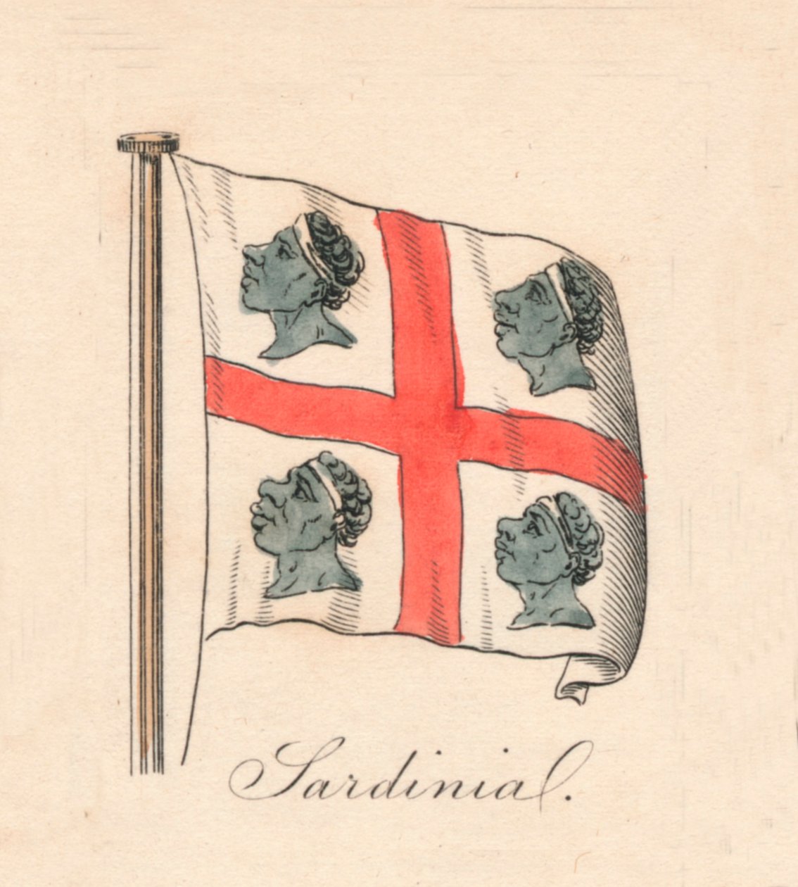 Sardegna, 1838 da Unbekannt
