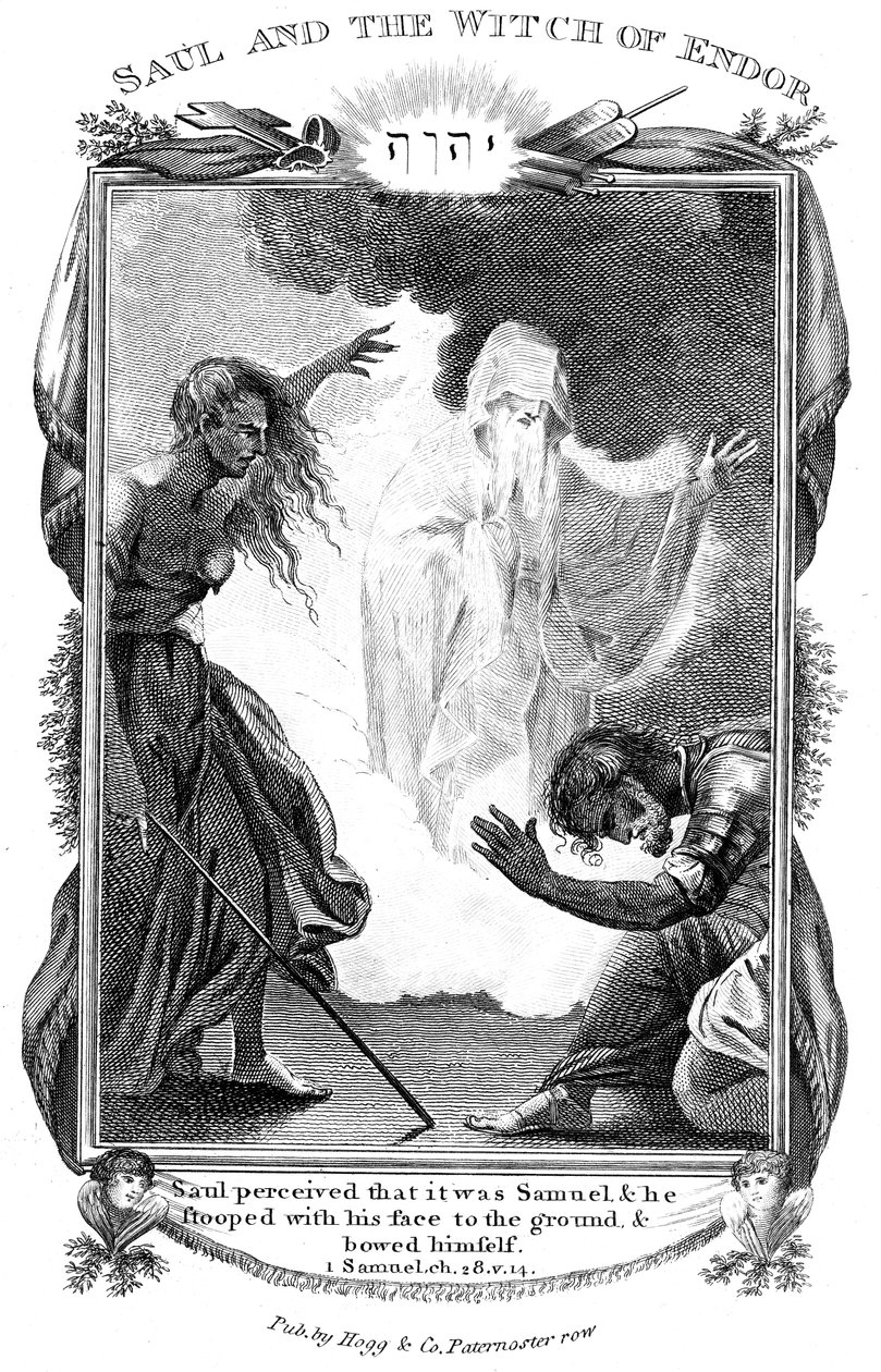 Saul e la strega di Endor da Unbekannt