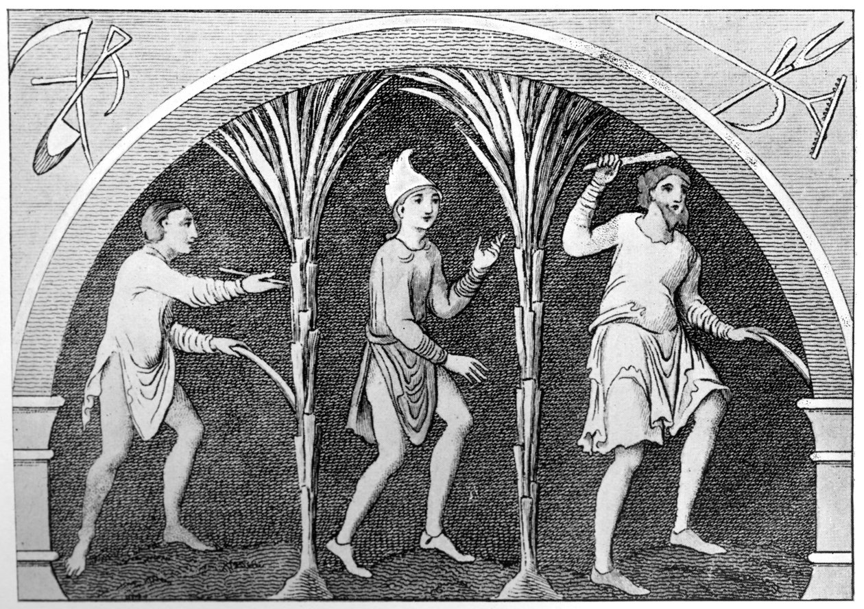 Lavoratori agricoli sassoni, 1910 da Unbekannt