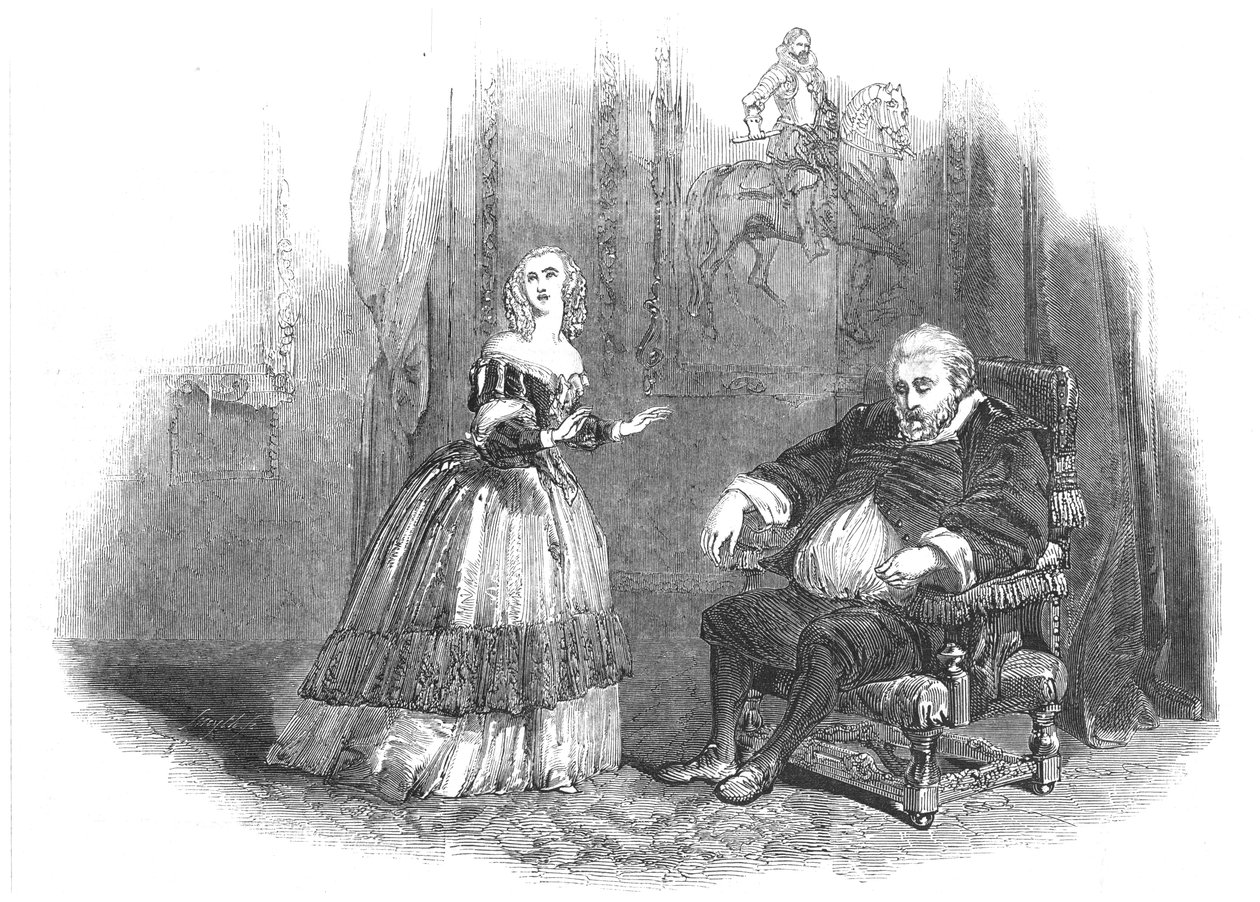 Scena da Il Masnadieri, 1847 da Unbekannt