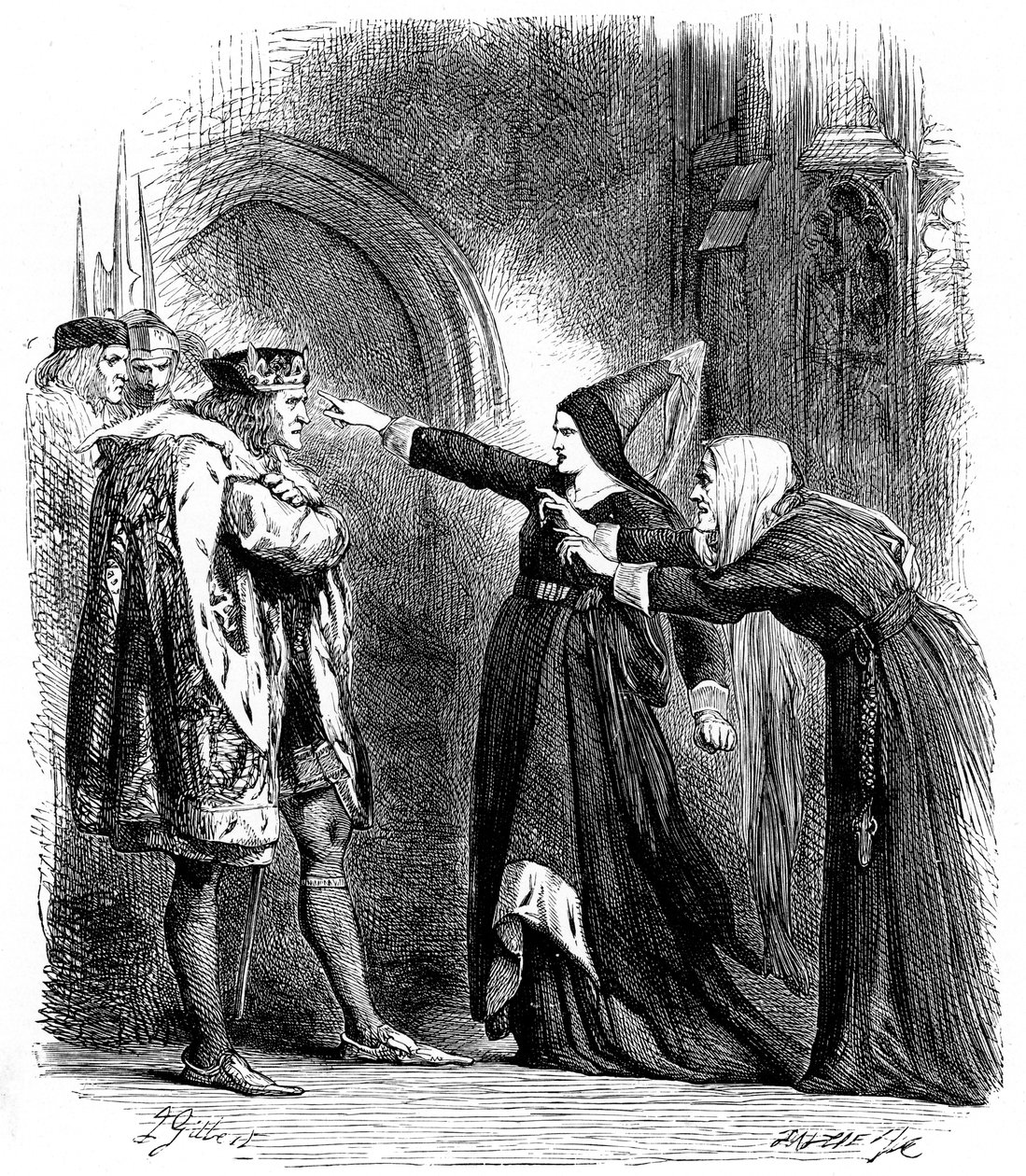 Scena da Riccardo III di Shakespeare da Unbekannt
