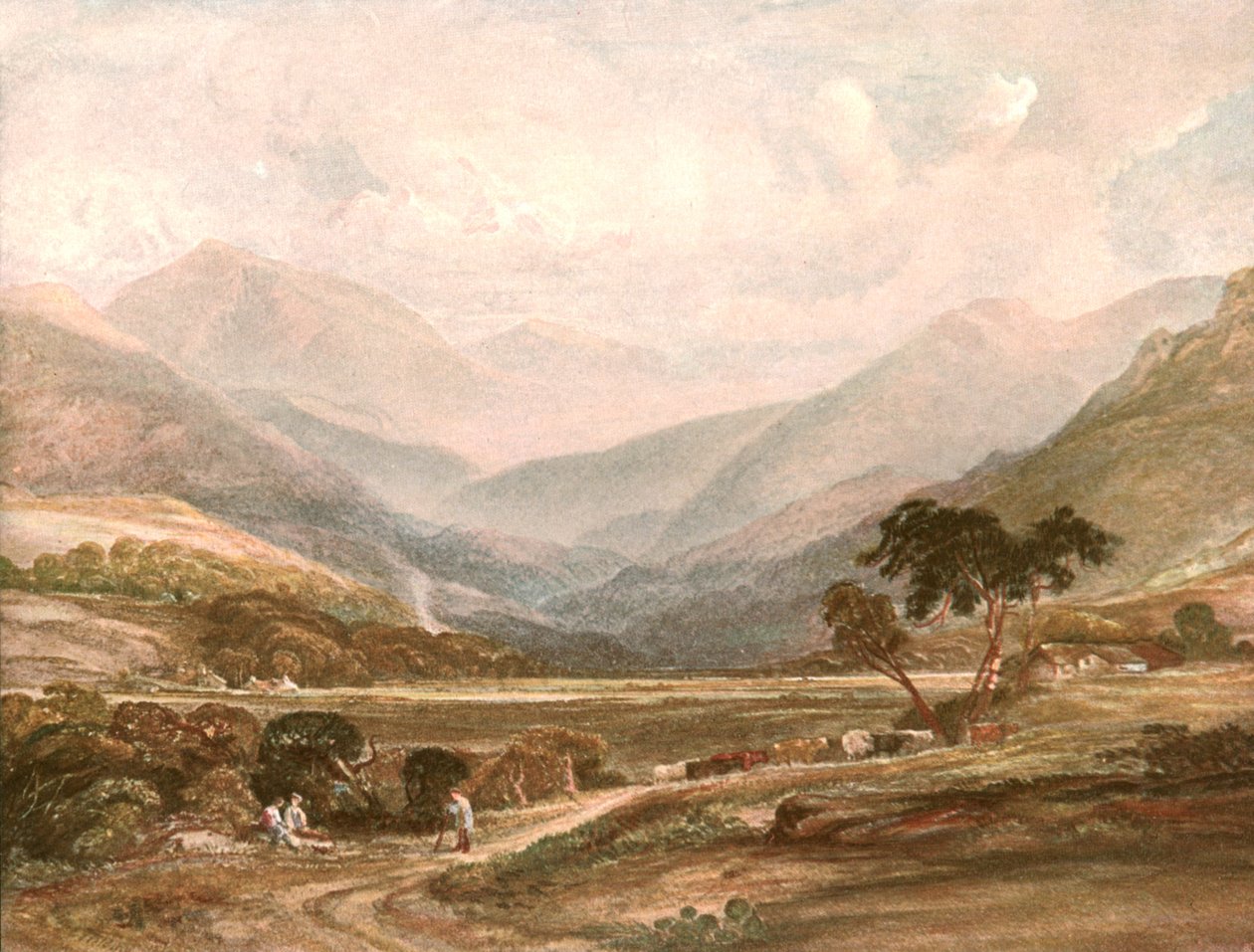 Scena a Glen Lochy, c1900 da Unbekannt