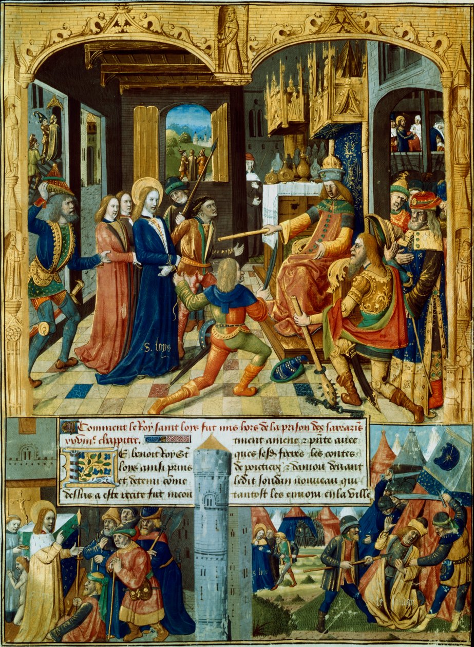 Scene dalla Settima Crociata, 1248-1254, XV secolo da Unbekannt