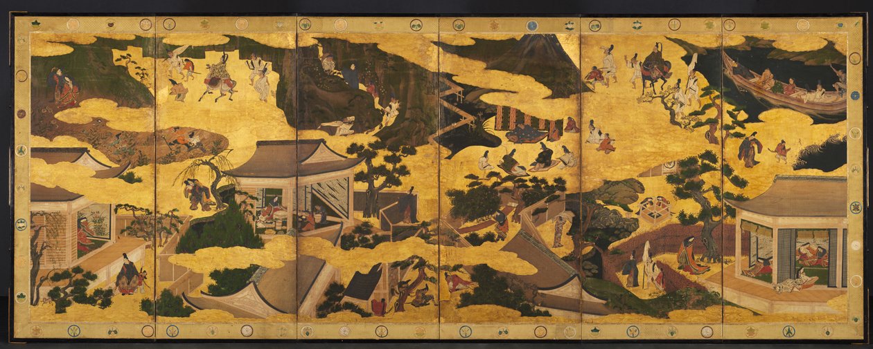 Scene dai Racconti di Ise, metà del 1600 da Unbekannt