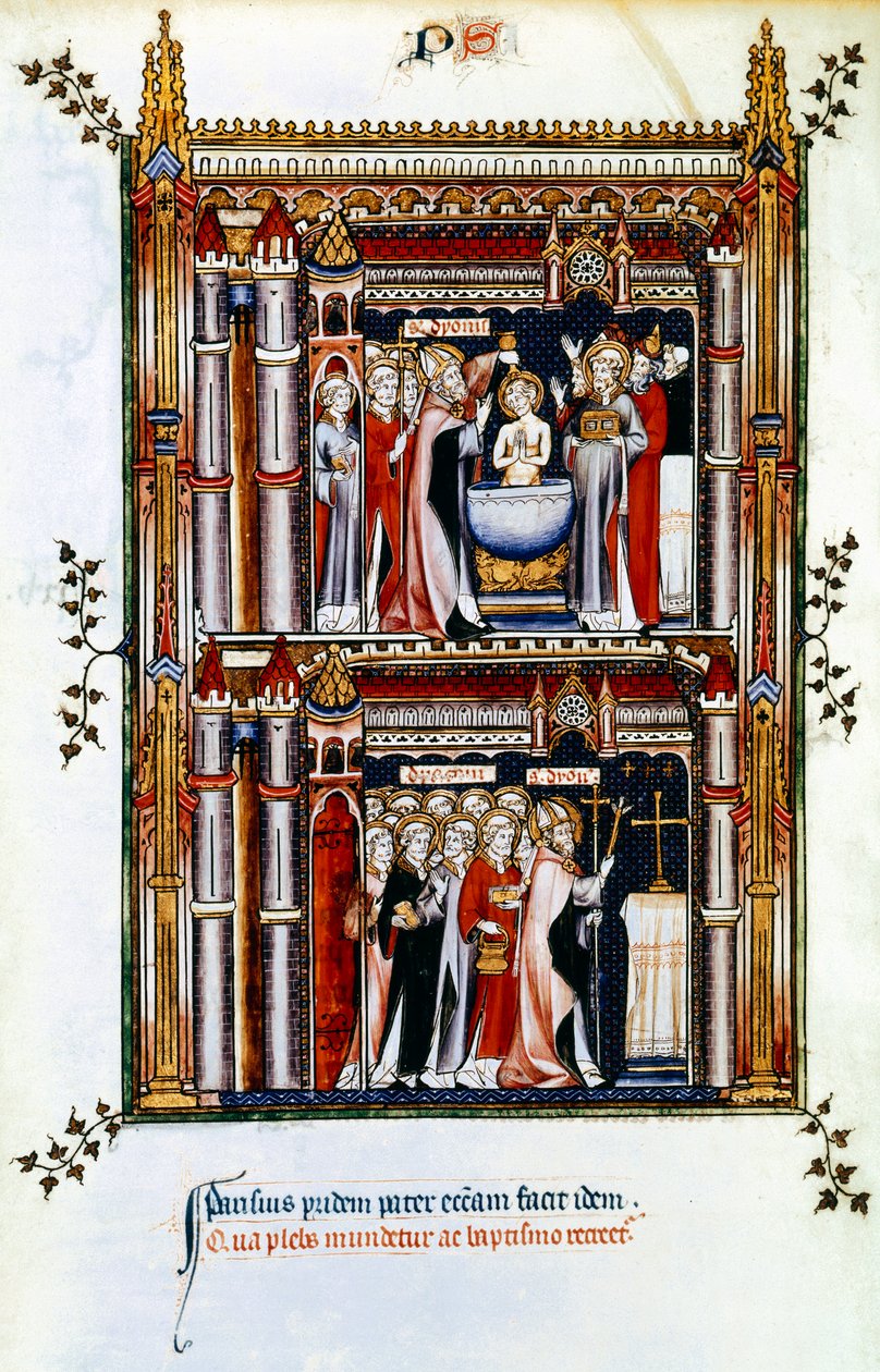 Scene della vita di San Dionigi, patrono della Francia, III secolo XIV secolo da Unbekannt