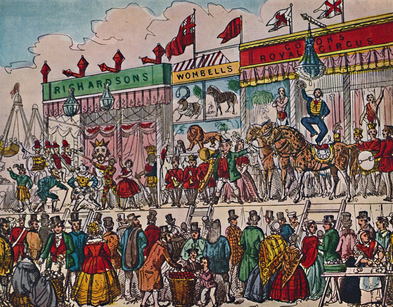 Scene in Arlecchino Cappuccetto Rosso, 1942 da Unbekannt
