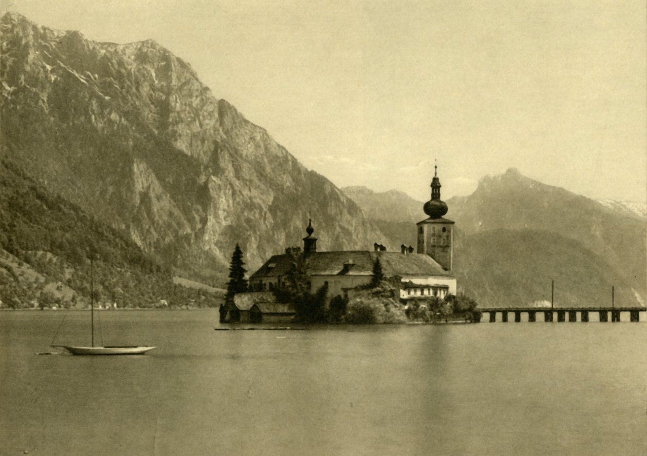 Castello di Ort, Traunsee, Alta Austria, c1935 da Unbekannt