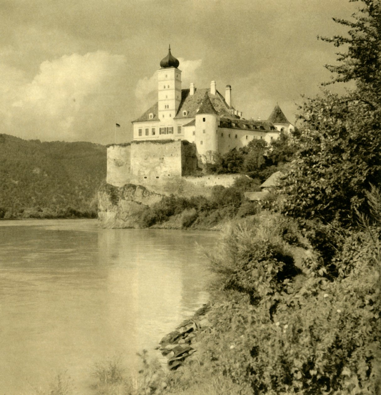 Schloss Schönbühel sul fiume Danubio, Bassa Austria, c1935 da Unbekannt