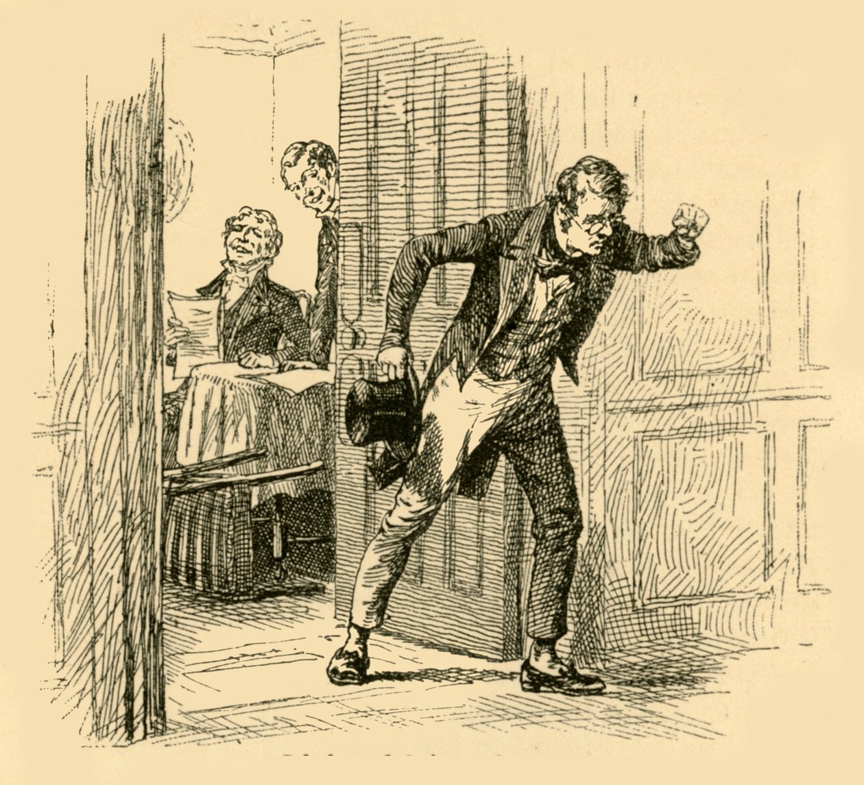 Schubert fuggì dalla stanza, 1907 da Unbekannt