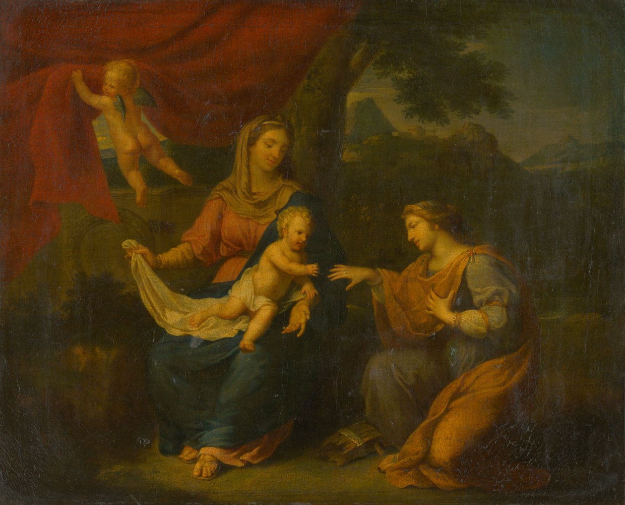 Madonna seduta con Santa Caterina da Unbekannt