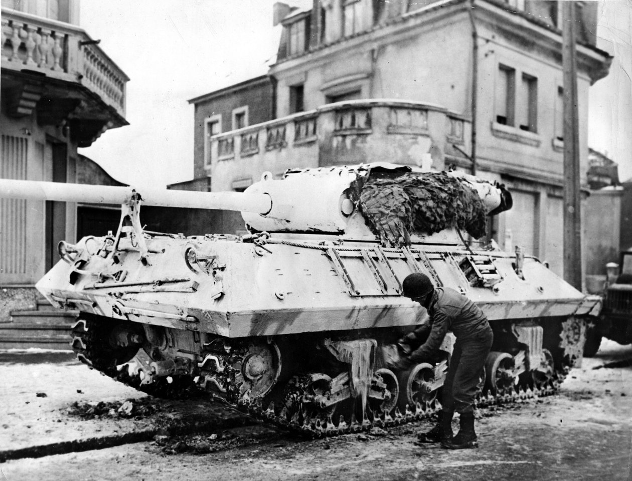 Seconda Guerra Mondiale: Lussemburgo, circa 20 dicembre 1944: Sul fianco meridionale dell