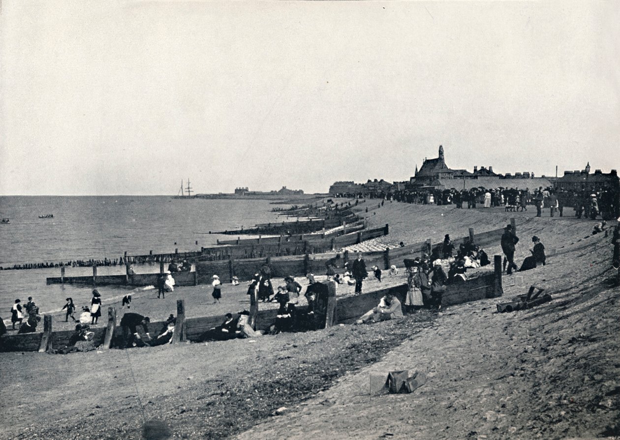 Sheerness - La passeggiata e la spiaggia, 1895 da Unbekannt
